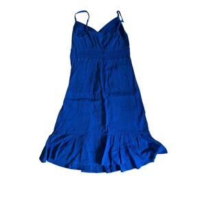 Old Navy 100% Cotton Navy Blue Maternity Dress, Size Small